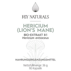 Bio Hericium Extrakt in Kapseln