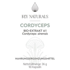 Bio Cordyceps Extrakt in Kapseln